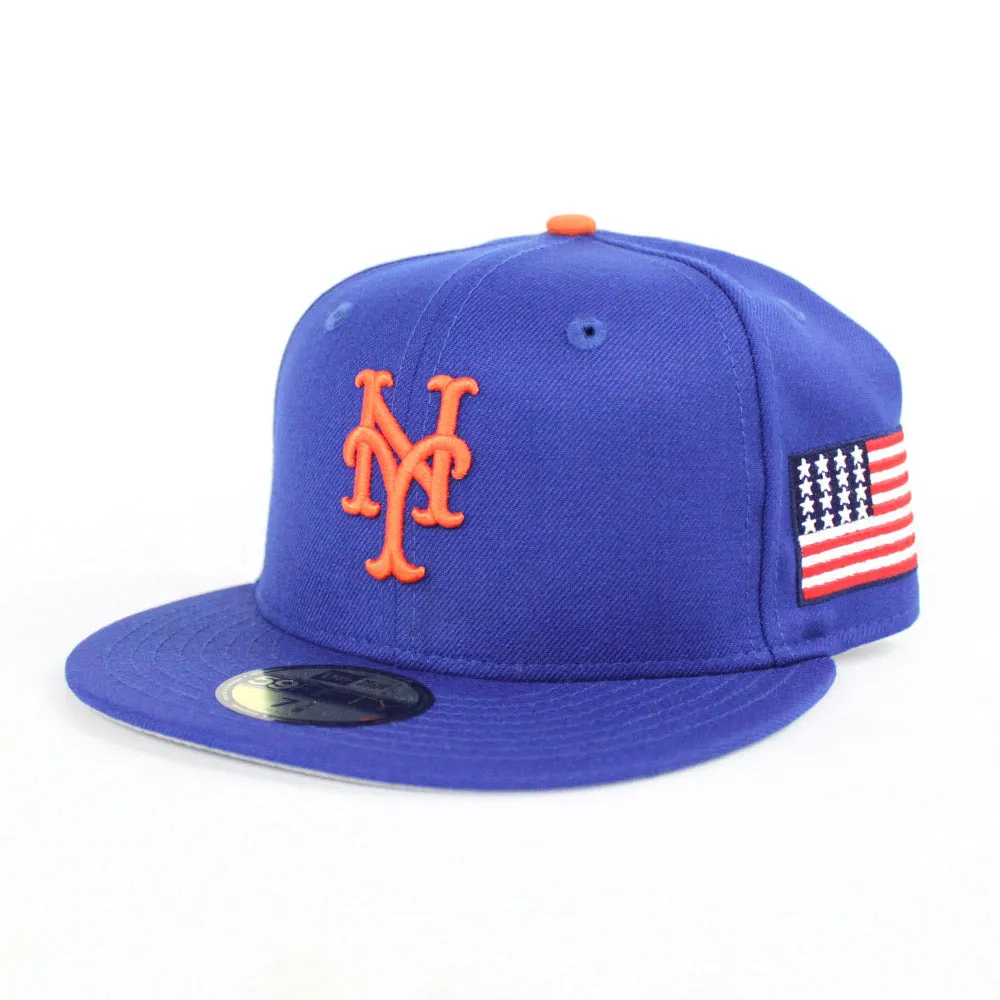 911 New York Mets 2001 New Era 59Fifty Fitted Hat (Sept 11 Gray Under Brim)