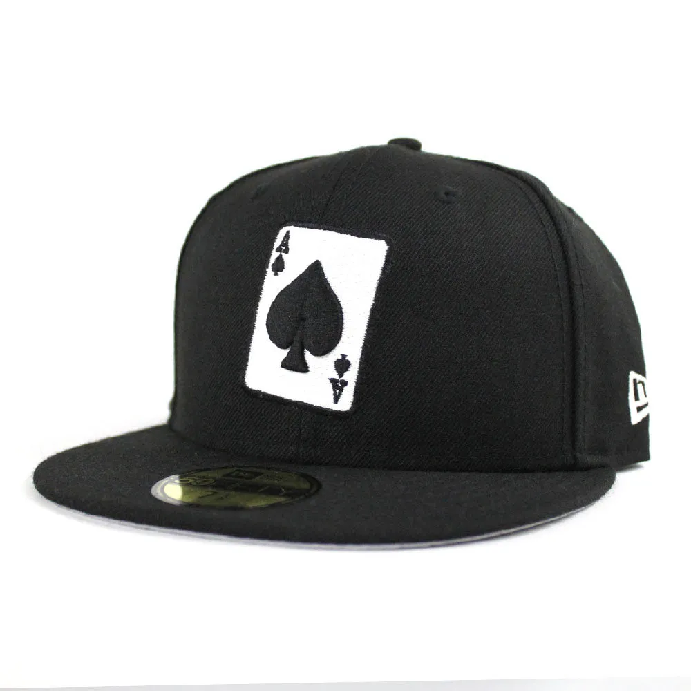 Ace of Spades New Era 59Fifty Fitted Hats (Black)