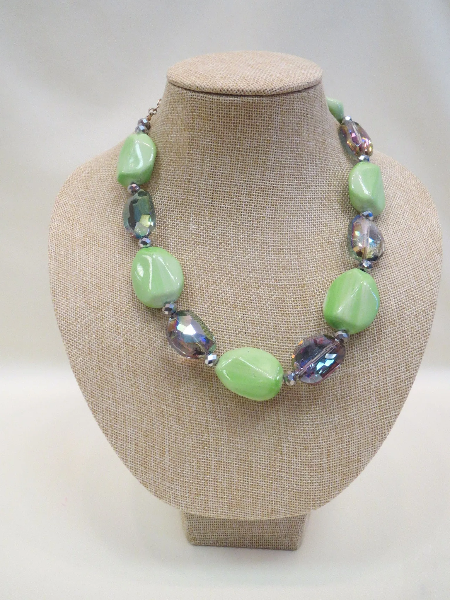 ADO | Lime Chunky Beaded Necklace