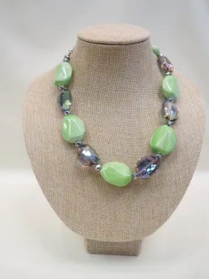 ADO | Lime Chunky Beaded Necklace