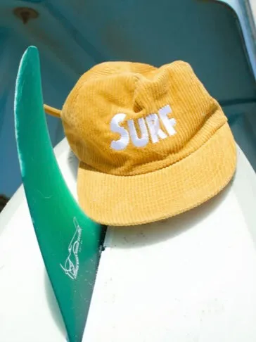 ALL SWELL SURF - Kids Surf Corduroy Hat in Mustard