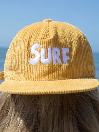 ALL SWELL SURF - Kids Surf Corduroy Hat in Mustard