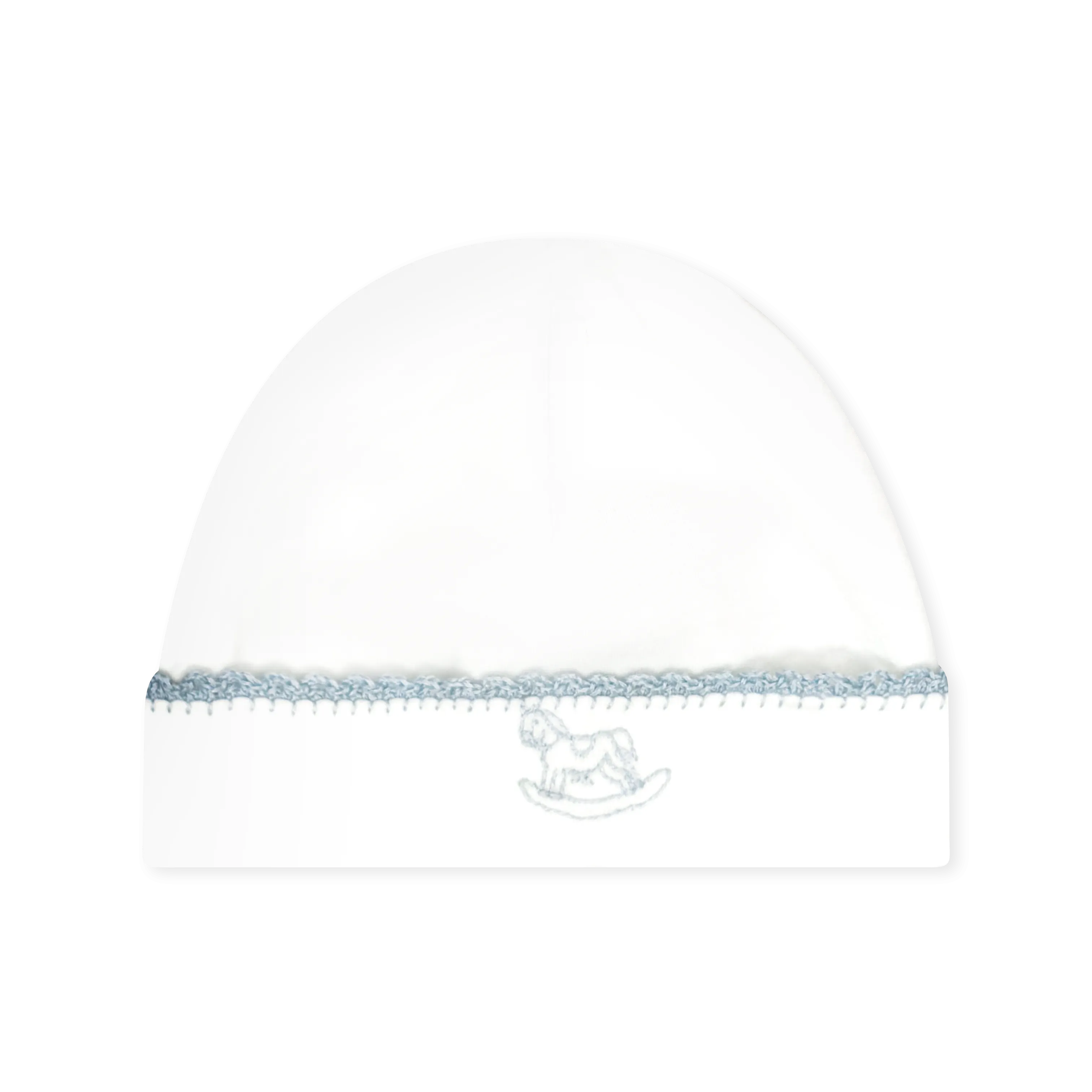 Baby Hat - Park White, Blue Rock a Bye Baby