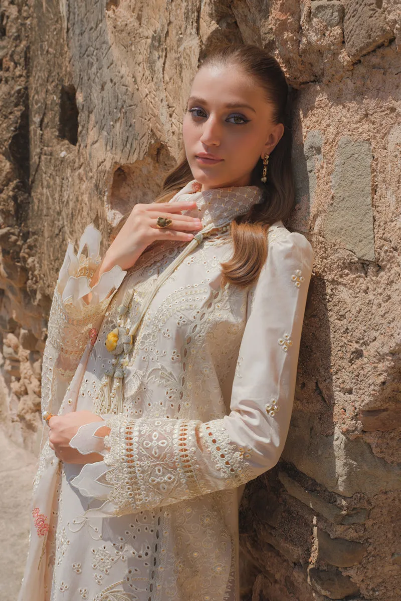 BE-04  LAINE| Qalamkar Luxury Lawn Eid Edit’23