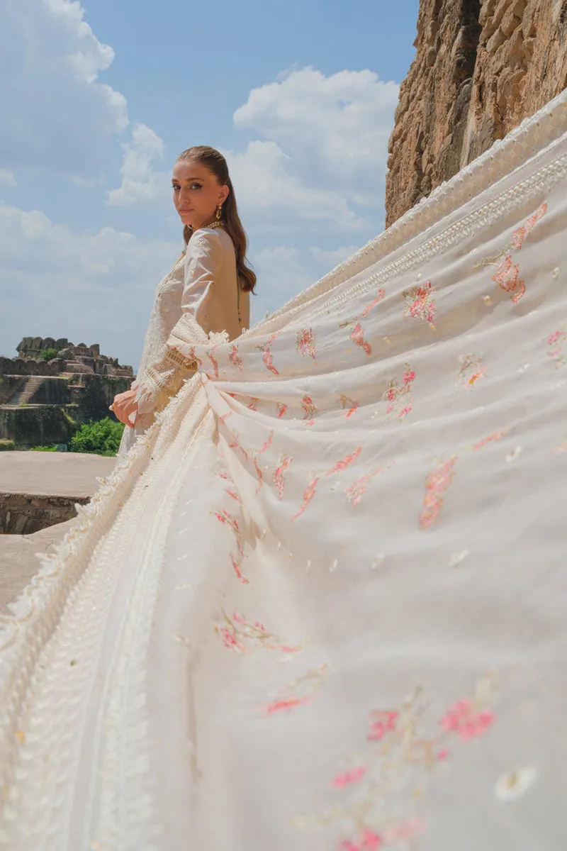 BE-04  LAINE| Qalamkar Luxury Lawn Eid Edit’23