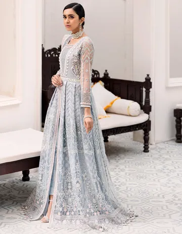 BL 307 | Emaan Adeel Belle Robe Vol 3 | Unstitched Embroidered Luxury Chiffon Suits