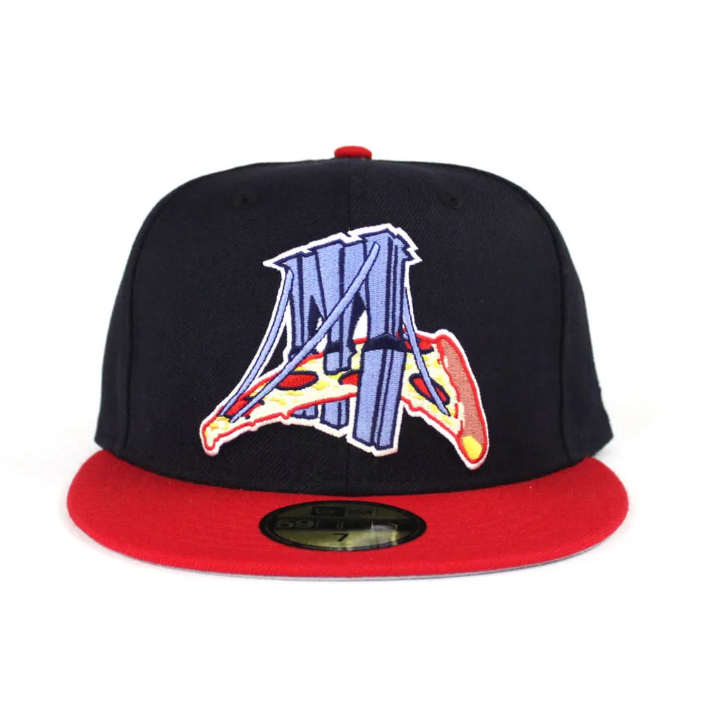 Brooklyn Cyclones New Era 59Fifty Fitted Hat (Navy Red Gray Under Brim)