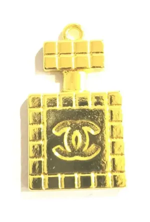 CC-Inspired Gold Perfume Bottle Charm – Luxe DIY Fashion Bling