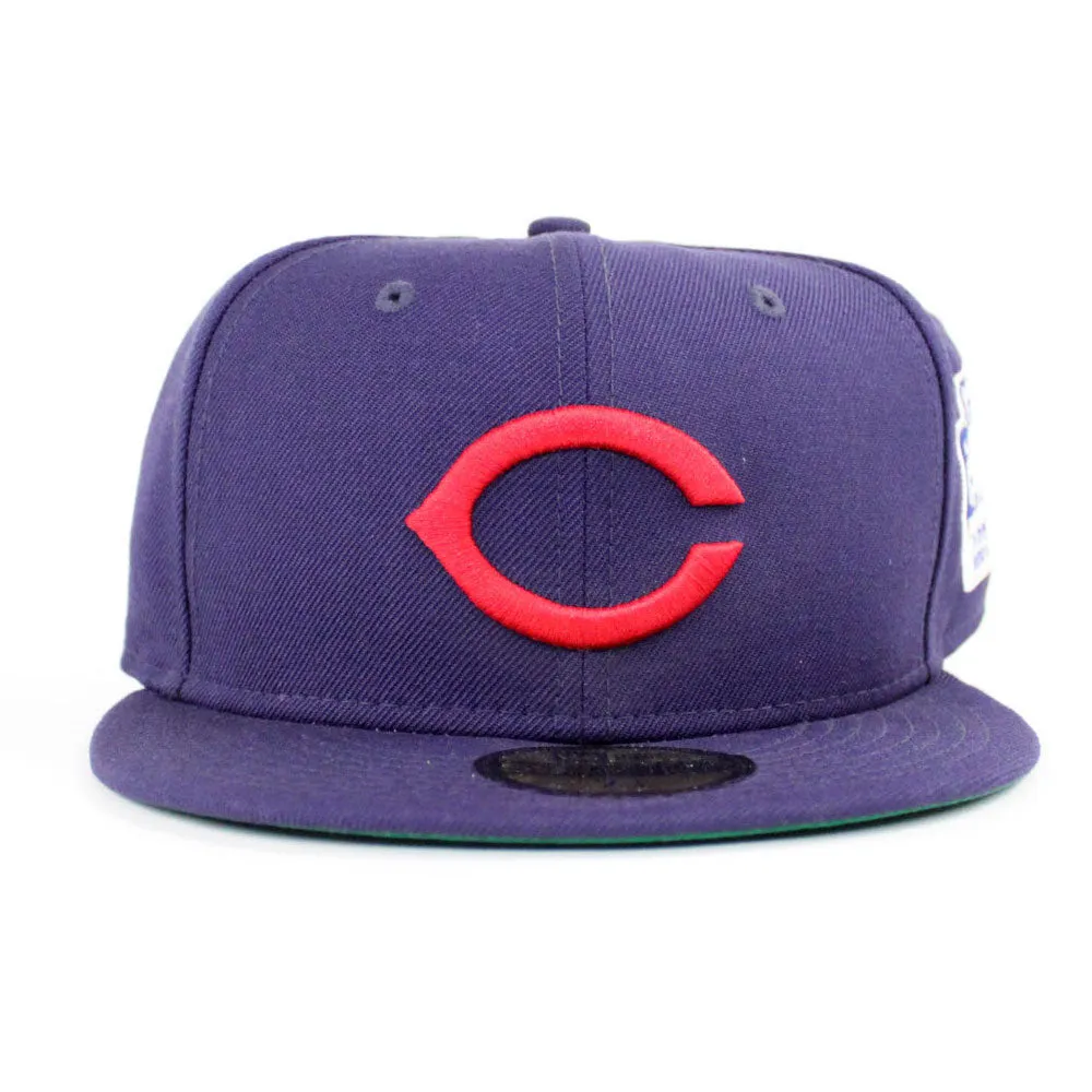 Chicago Cubs 1929 World Series 59Fifty New Era Fitted Hat (Navy Green Under Brim)