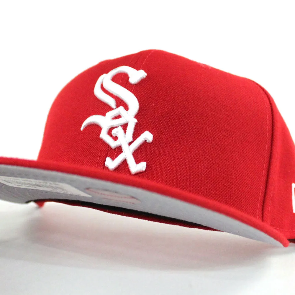 Chicago White Sox New Era 59Fifty Fitted Hat (RED GRAY UNDER BRIM)