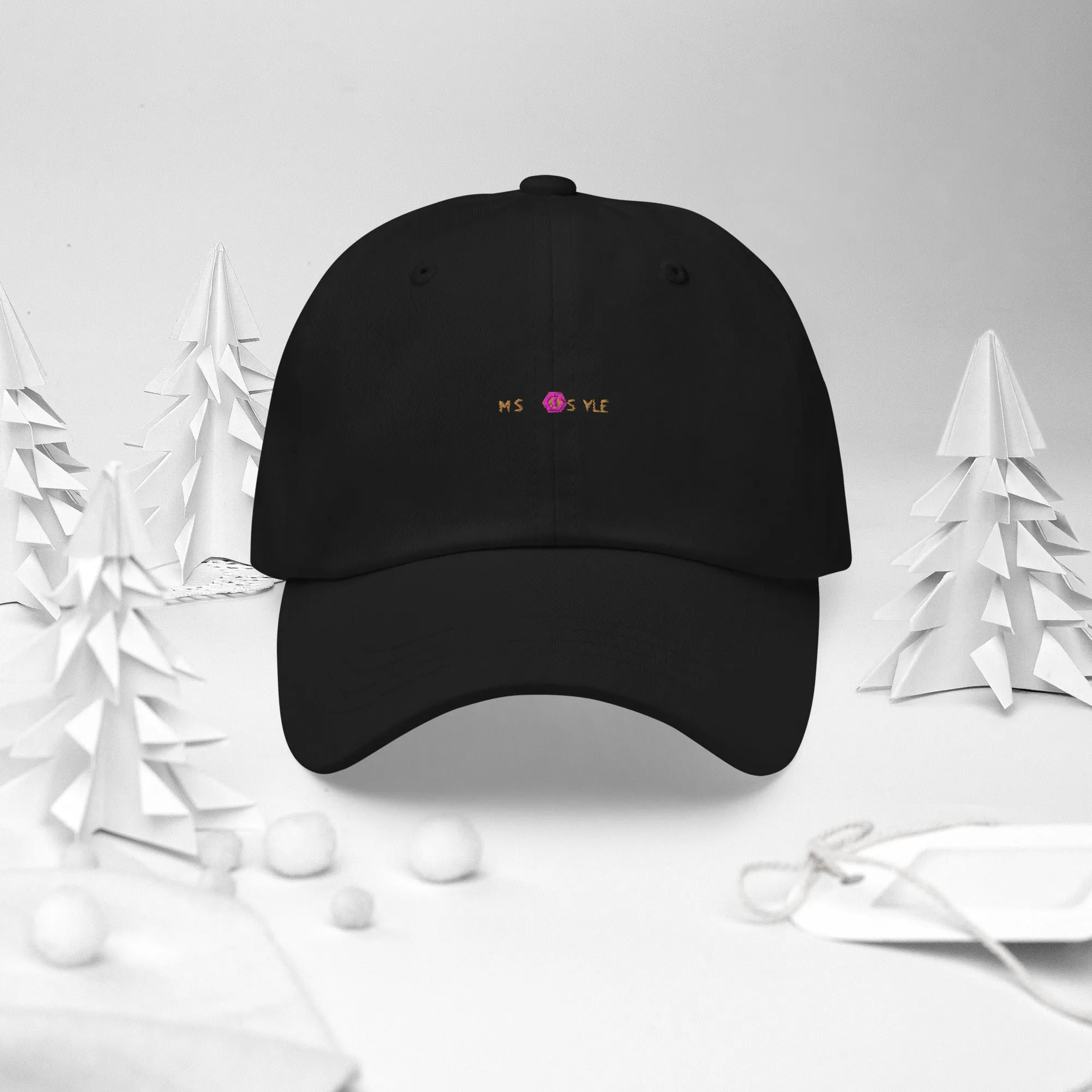 Classic Mishastyle Luxury Black Dad Hat