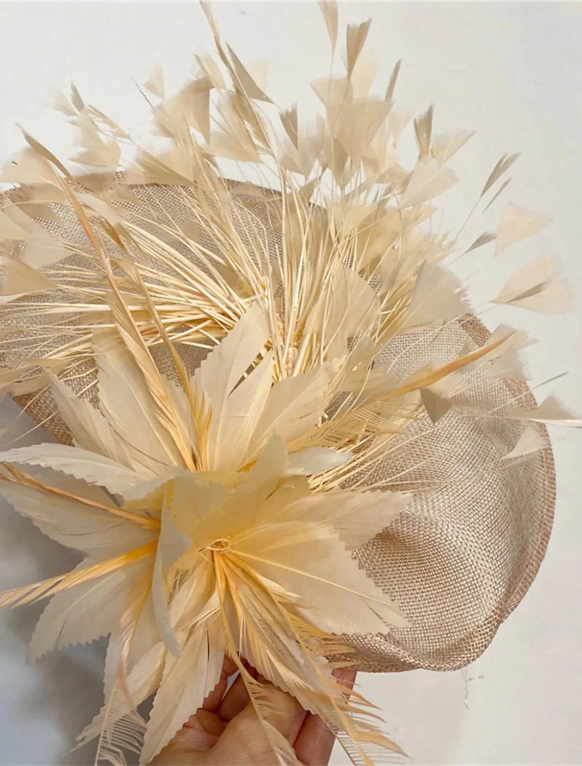 Classical Wedding Party Horse Race Ladies Day Retro Feather Hatwear/Fascinator