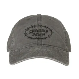 Crawling Death - Barbed Logo Cap Washed Grey