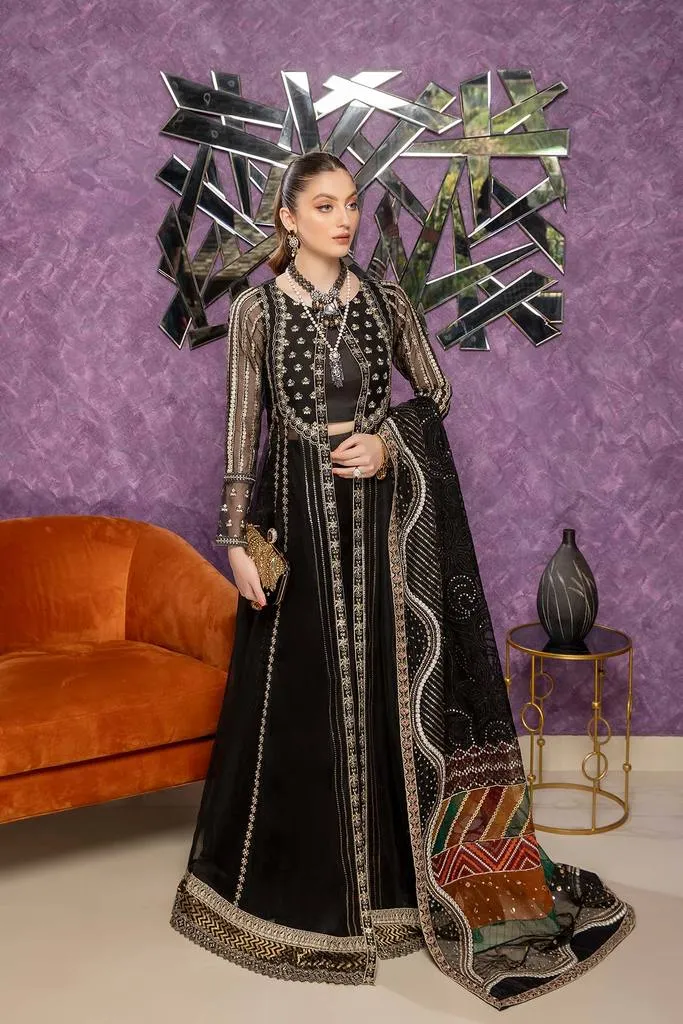 DD -01 | Charizma Diamond Dust Luxury Collection Vol 2 | Unstitched Embroidered Organza Suit