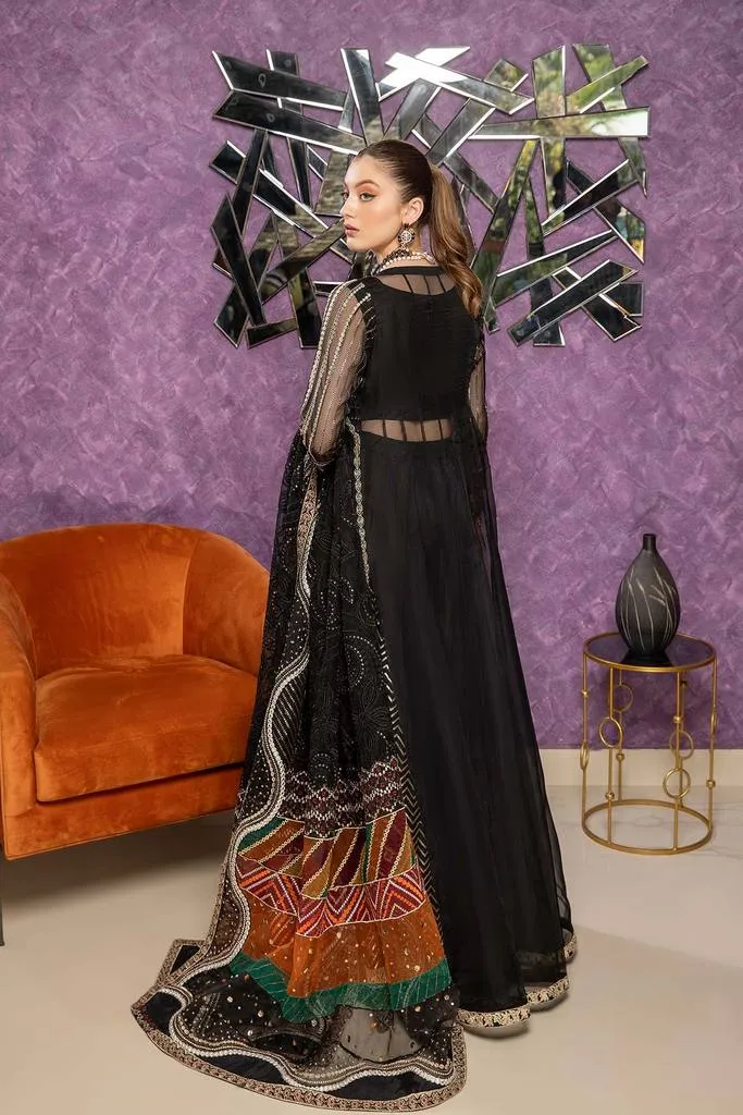 DD -01 | Charizma Diamond Dust Luxury Collection Vol 2 | Unstitched Embroidered Organza Suit