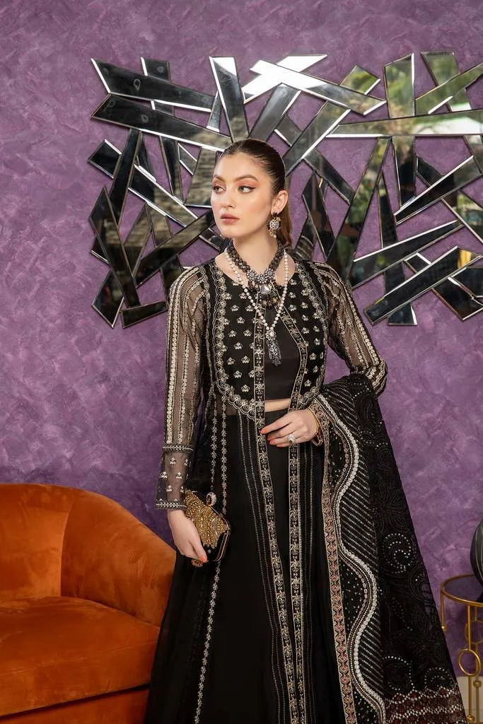 DD -01 | Charizma Diamond Dust Luxury Collection Vol 2 | Unstitched Embroidered Organza Suit