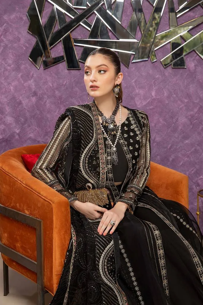 DD -01 | Charizma Diamond Dust Luxury Collection Vol 2 | Unstitched Embroidered Organza Suit