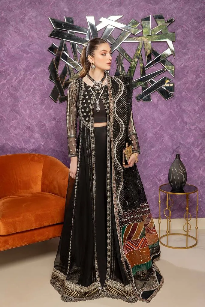 DD -01 | Charizma Diamond Dust Luxury Collection Vol 2 | Unstitched Embroidered Organza Suit