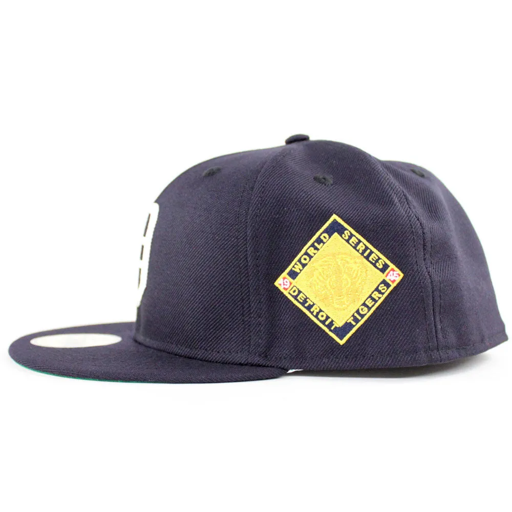 Detroit Tigers 1945  World Series New Era 59Fifty Fitted Hat (Navy Green Under Brim)