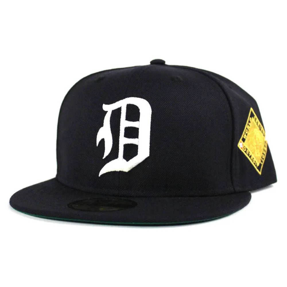 Detroit Tigers 1945  World Series New Era 59Fifty Fitted Hat (Navy Green Under Brim)