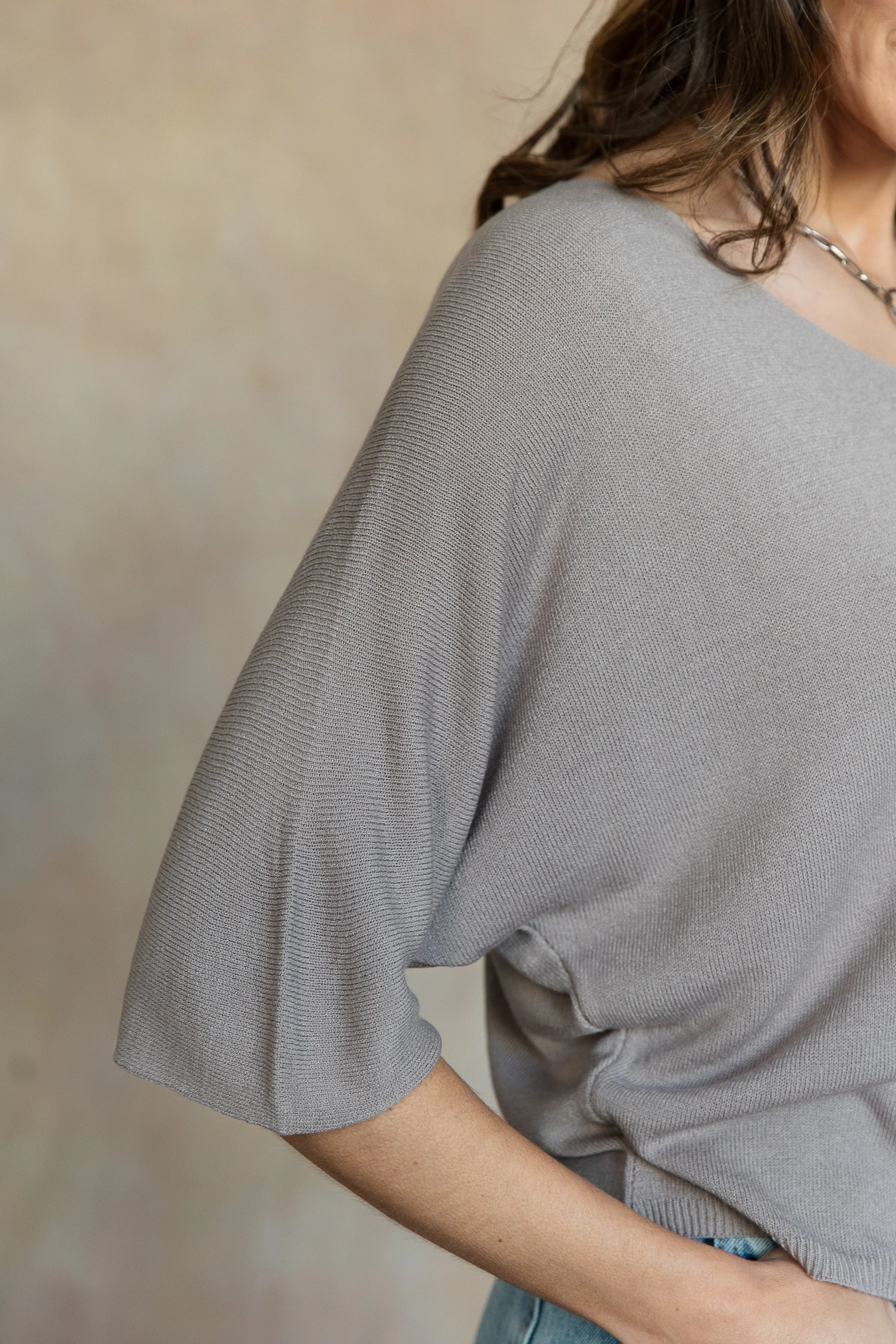 Esma Knit Top (Taupe)