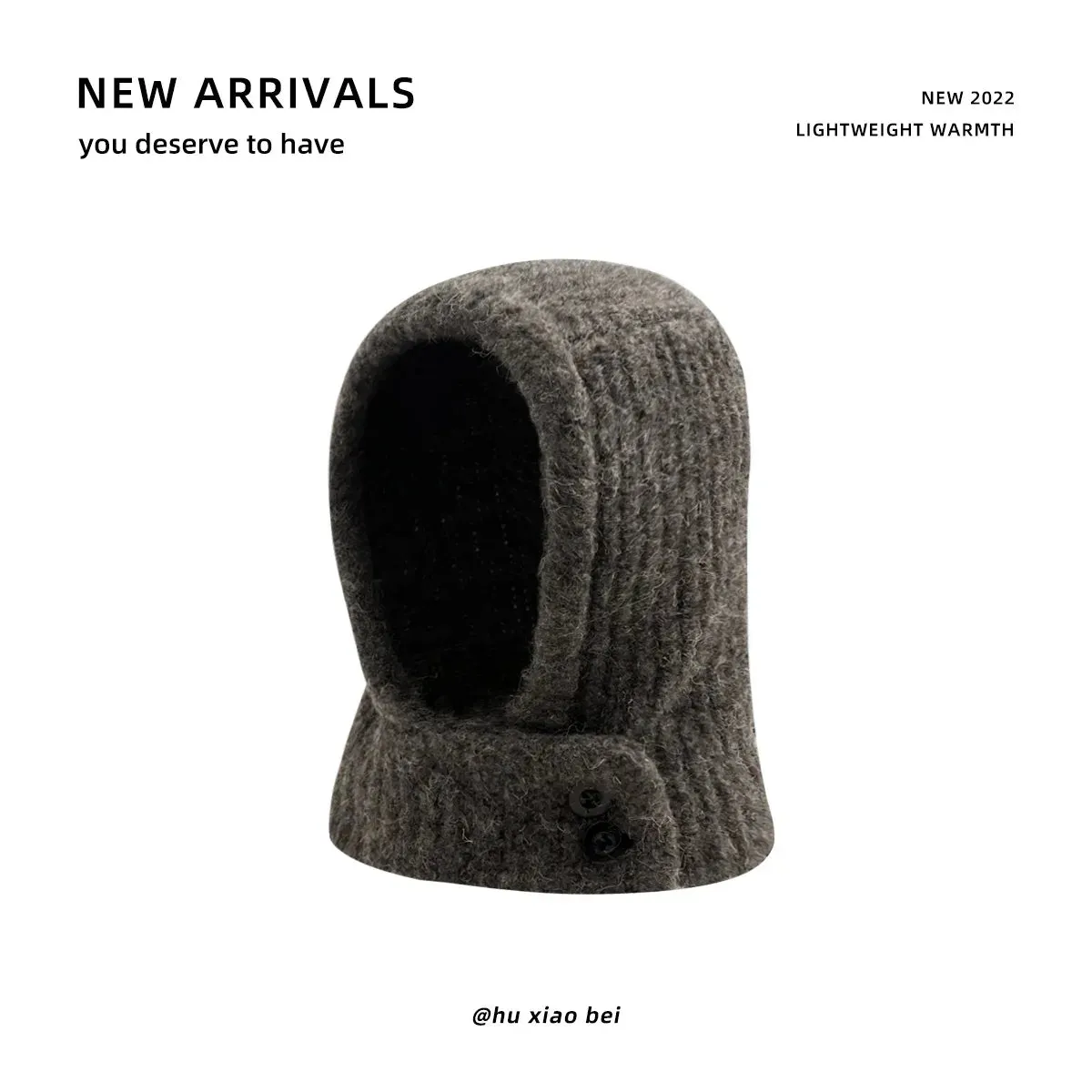 Fashion Hat Solid Colour Balaclava Cap Women Autumn Winter High Top Brimless Scarf Overall Pullover Caps Free Shipping Warm