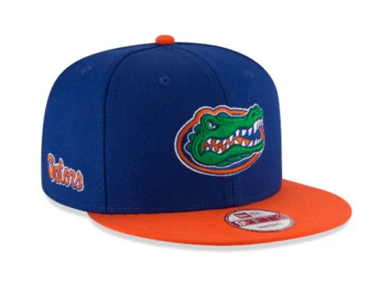 FLORIDA GATORS 9Fifty New Era Snapback Hat (Gray Under Brim)