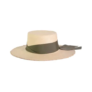 Frayed Cordovan Long Brim Hat