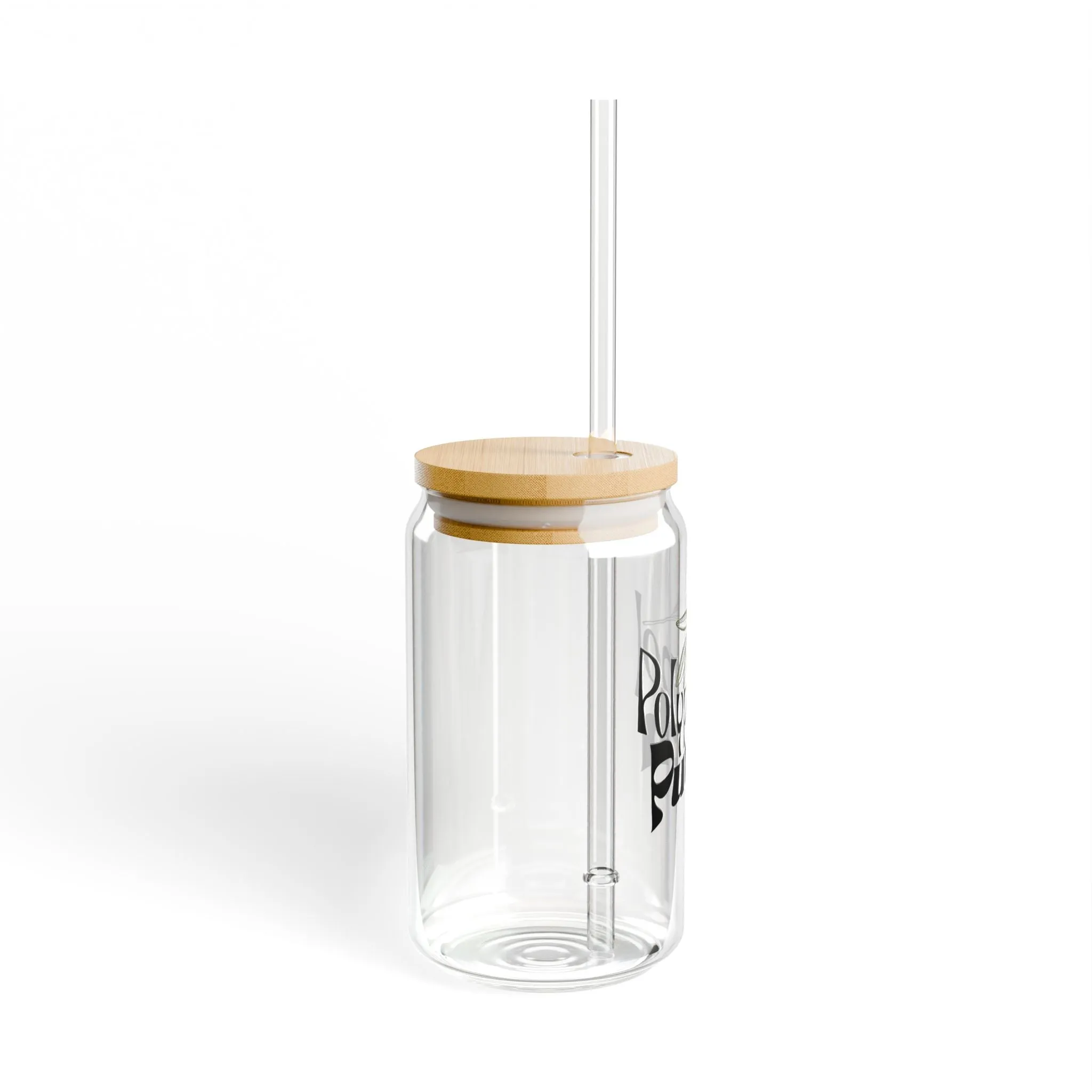 Green olive / Polyphenol punch / consultant gift Olive tree  // Sipper Glass, 16oz
