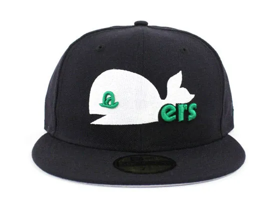 Hartford Whalers New Era 59Fifty Fitted Hat (Navy Gray Under Brim)