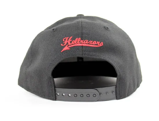 Hellrazors New Era 9Fifty Snapback Hats (BLACK GRAY UNDER BRIM)