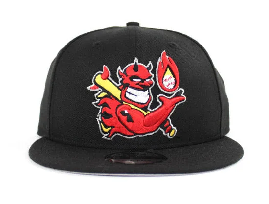 Hellrazors New Era 9Fifty Snapback Hats (BLACK GRAY UNDER BRIM)