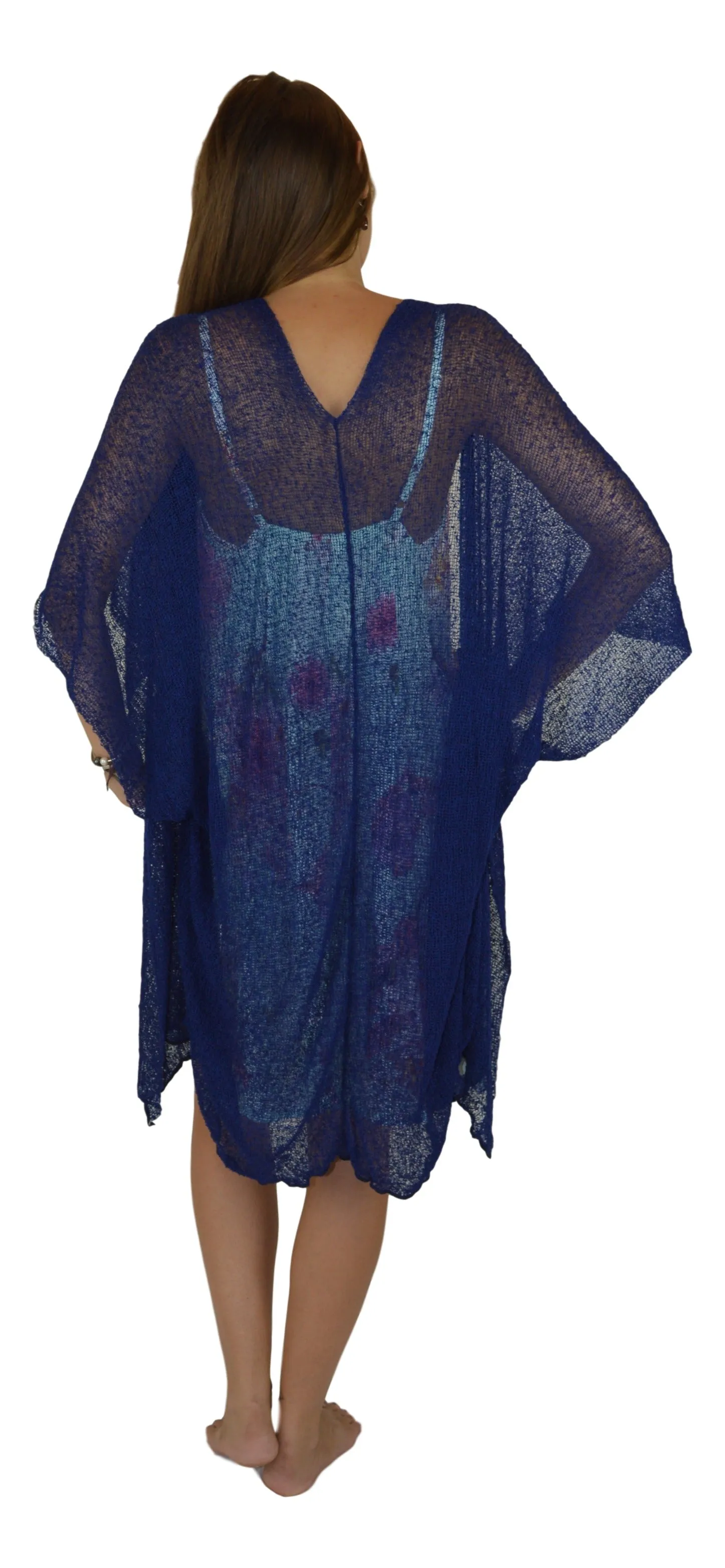 Island Style - Shawl Sweater - Navy