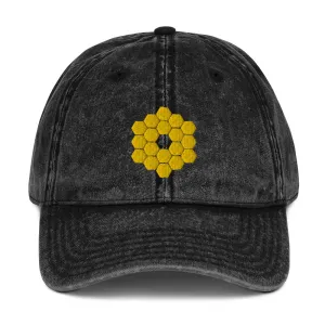 JWST Mirror Embroidered Vintage-style Cap