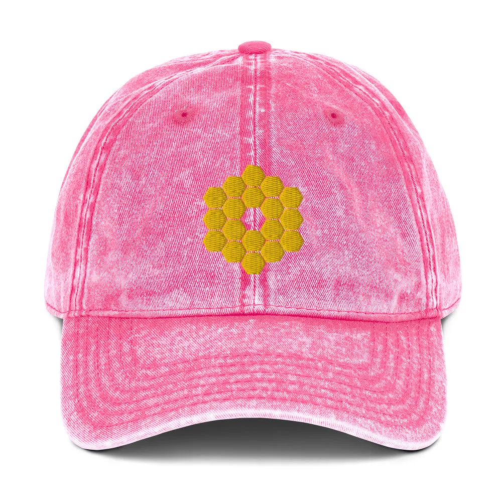 JWST Mirror Embroidered Vintage-style Cap