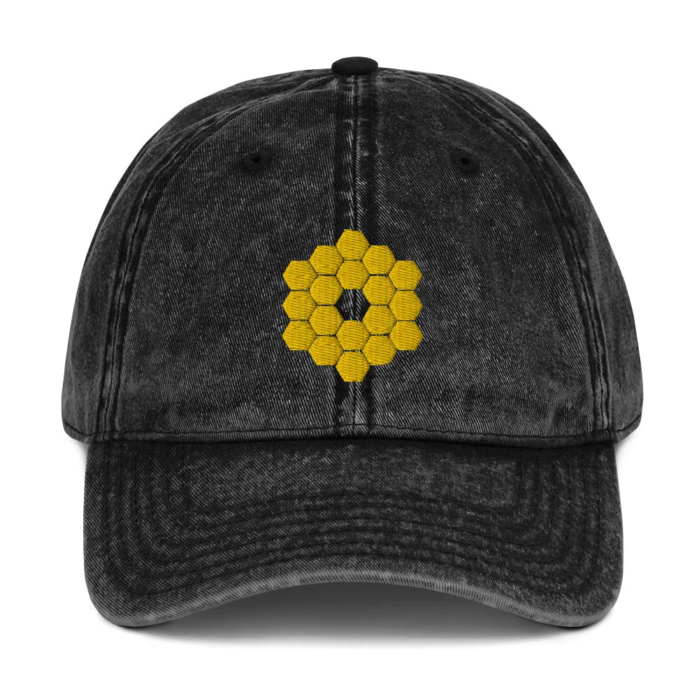 JWST Mirror Embroidered Vintage-style Cap