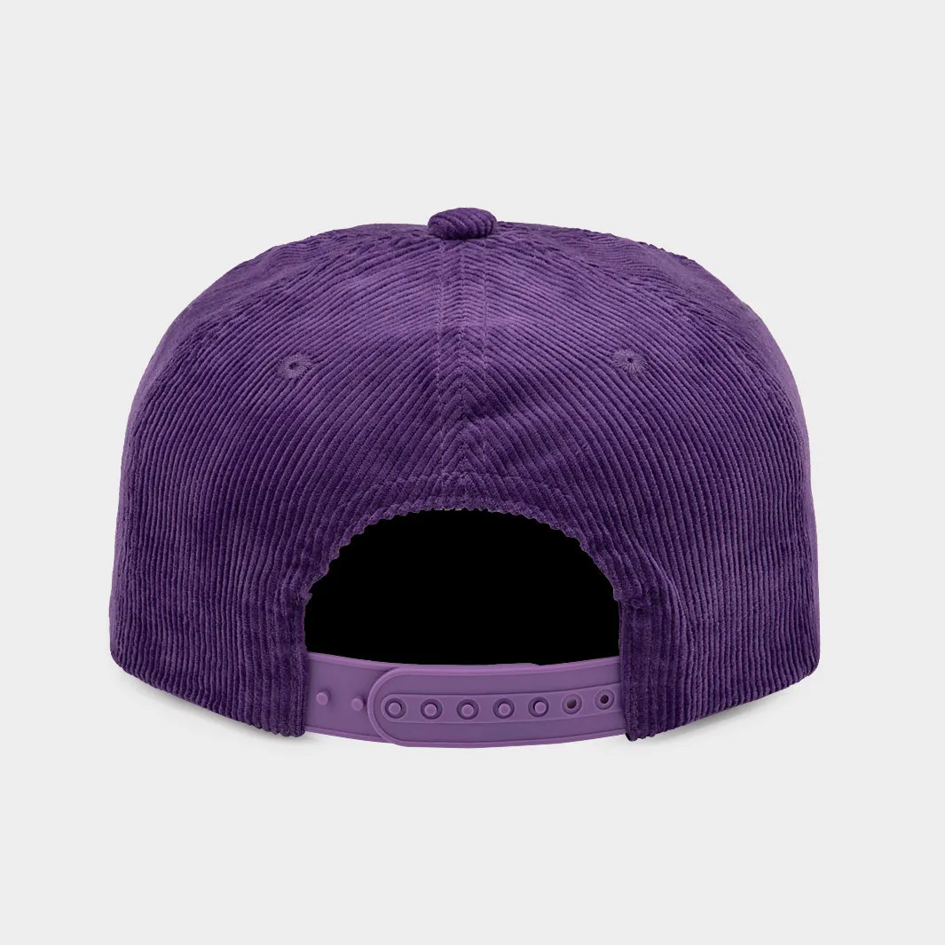 K-State Retro-Inspired Script Corduroy Hat