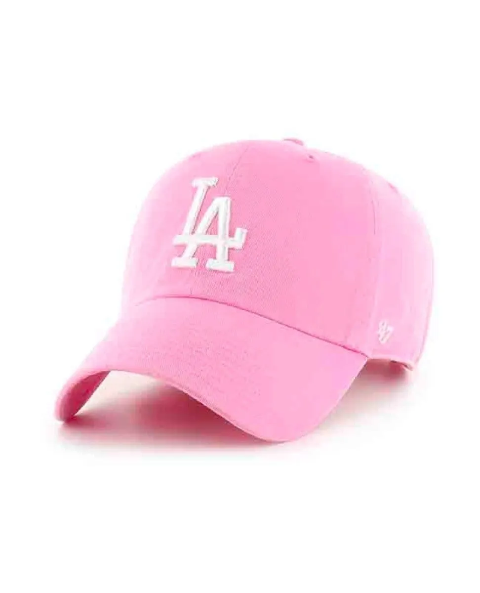 LA Baseball Hat Pink