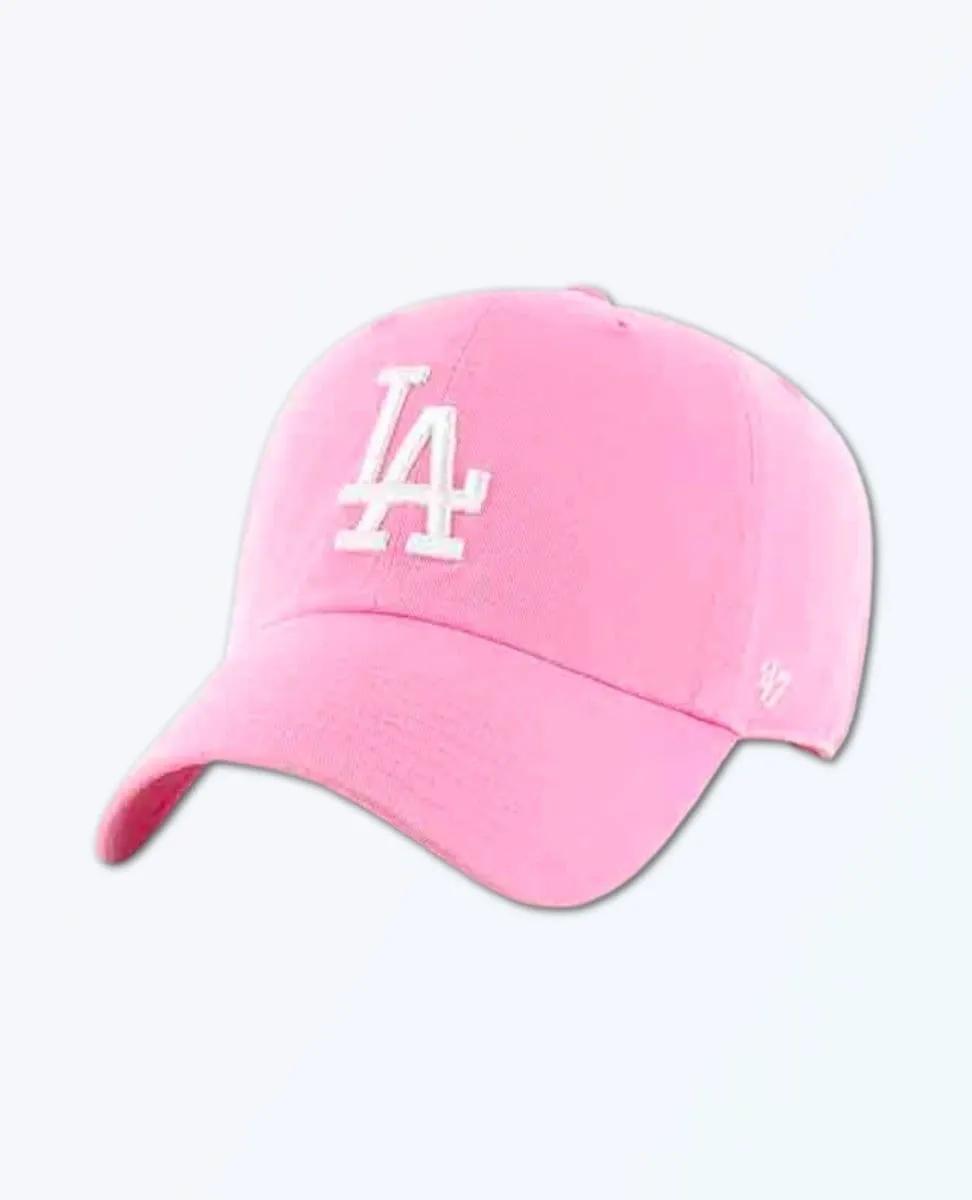 LA Baseball Hat Pink