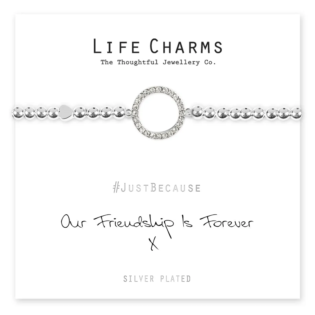 Life Charms Friendship Forever bracelet