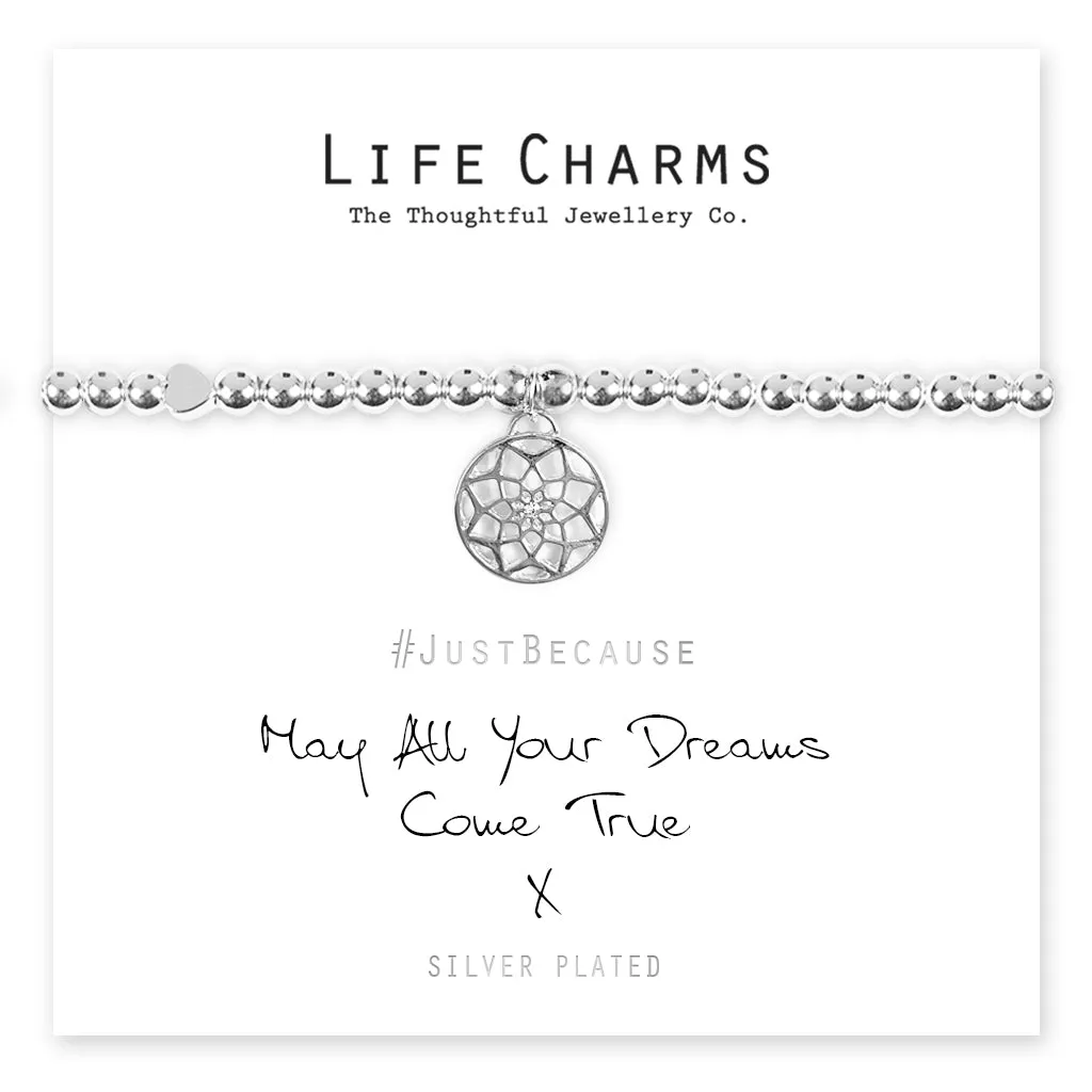 Life Charms May All Your Dreams Come True bracelet