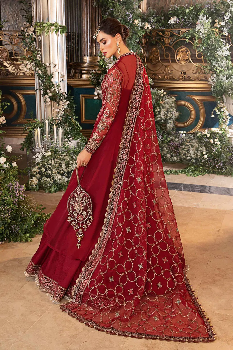 Maria.B | Embroidered Organza Suit '24 | MBD-2908