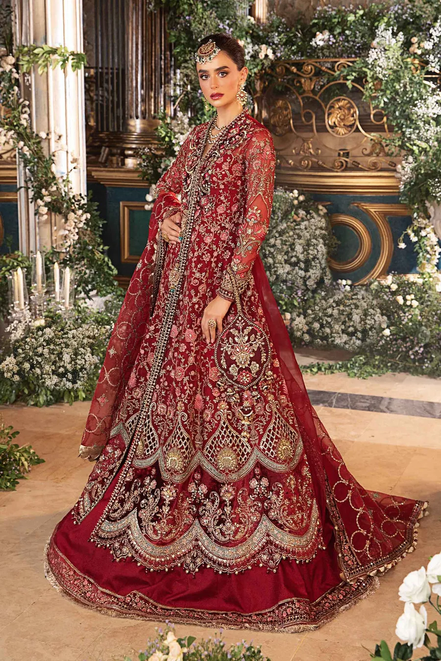Maria.B | Embroidered Organza Suit '24 | MBD-2908