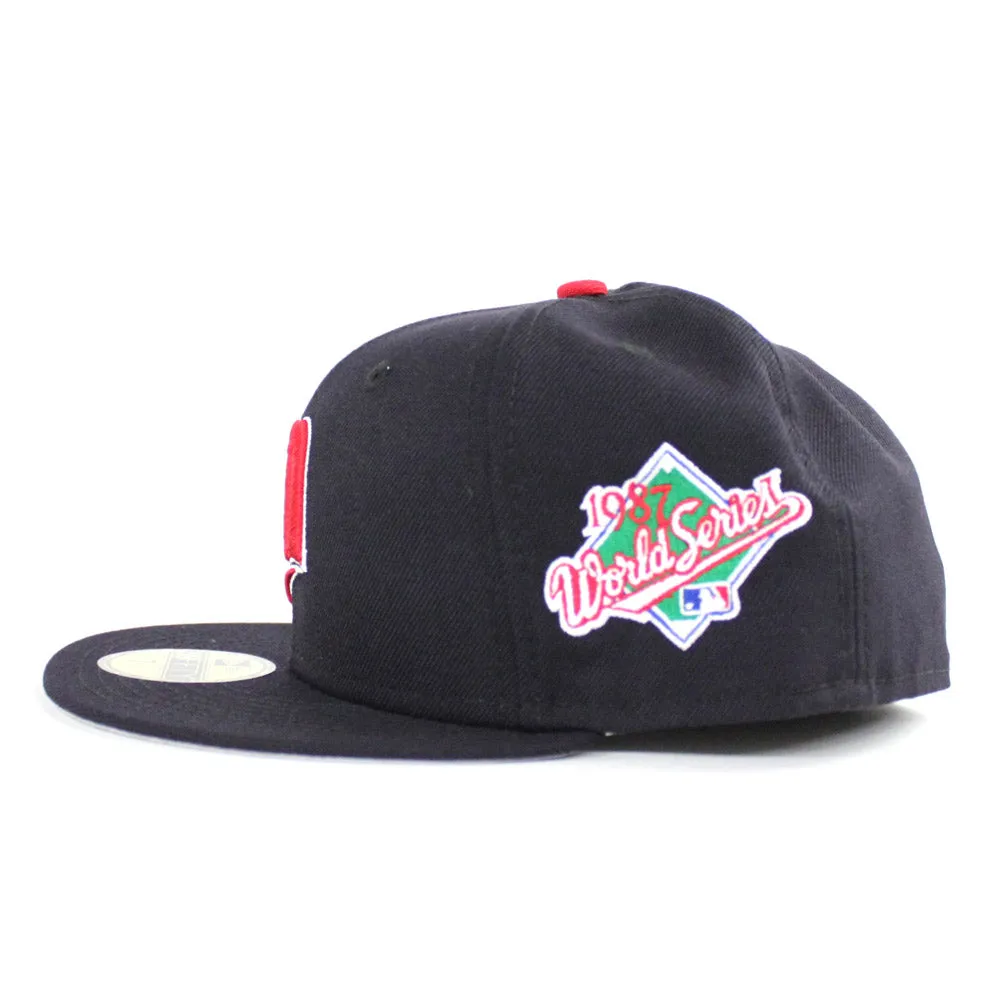 Minnesota Twins 1987 World Series New Era 59Fifty Fitted Hat (Navy Gray Under Brim)