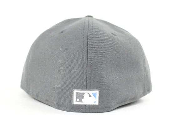 Montreal Expos New Era 59Fifty Fitted Hat (Jordan 12 Retro Grey University Blue Gray Under Brim)