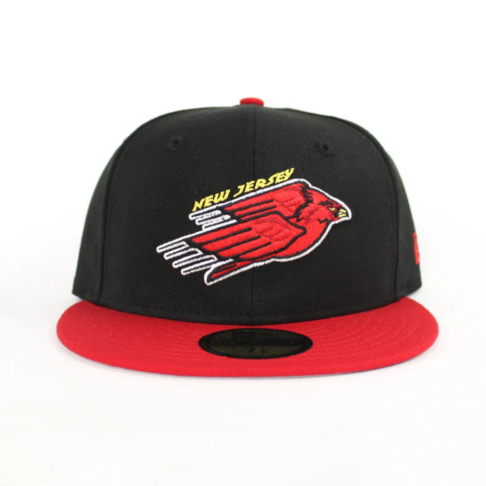 New Jersey Cardinals New Era 59Fifty Fitted Hats (Black Red Gray Under Brim)