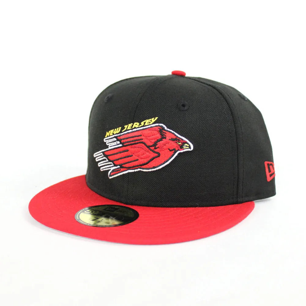 New Jersey Cardinals New Era 59Fifty Fitted Hats (Black Red Gray Under Brim)