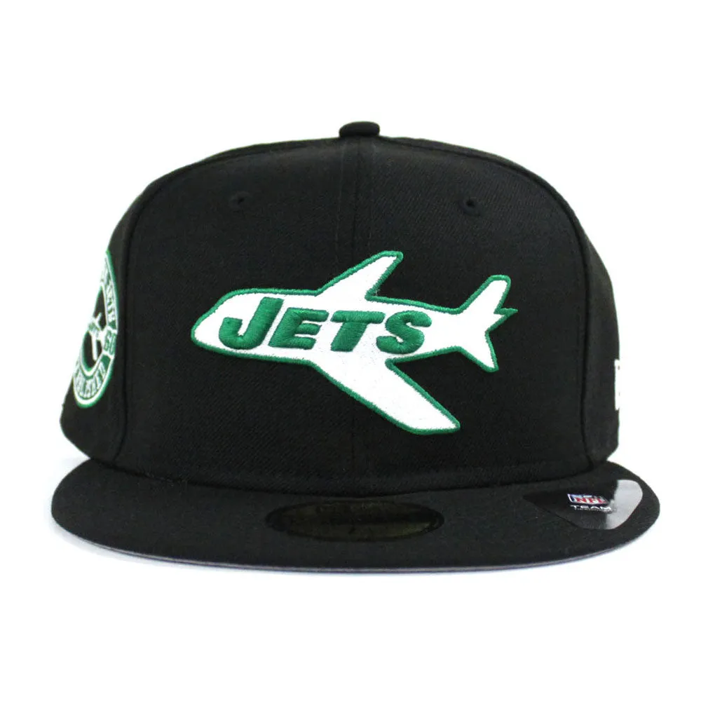 New York Jets 1960 Established New Era 59Fifty Fitted Hat (Black Way Gray Under Brim
