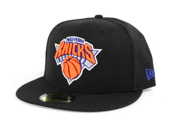 New York Knicks New Era 59Fifty Fitted Hat (Black Gray Under Brim)
