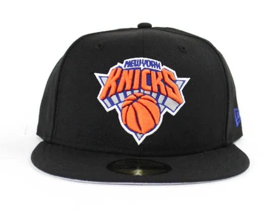 New York Knicks New Era 59Fifty Fitted Hat (Black Gray Under Brim)